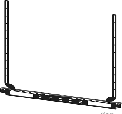 Изображение Audac AUDAC MBK440MK2/B Uchwyt do montau na ekranie dla IMEO2 Wersja czarna - VESA100 do VESA800