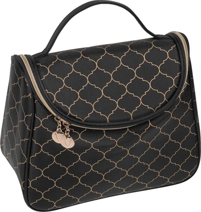 Attēls no Auri Art Deco kuferek kosmetyczny z klap Czarny