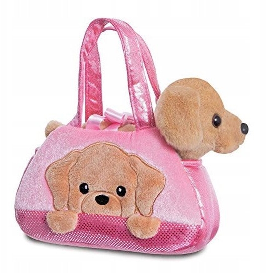Picture of AURORA Fancy Pals plush toy labrador in a bag, 20 cm