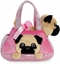 Изображение AURORA Fancy Pals plush toy pug in a bag, 20 cm