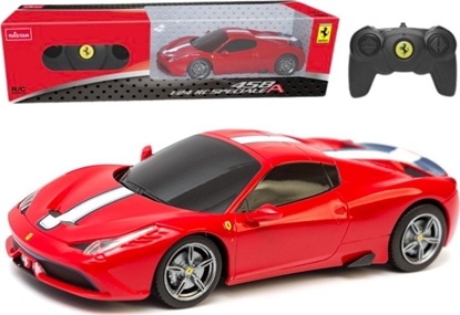 Attēls no Auto Sportowe RC 1:24 Zdalnie Sterowane Ferrari 458 Speciale Czerwone Rastar
