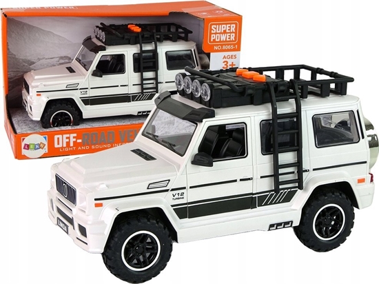 Picture of Auto Terenowe Biae Na Baterie