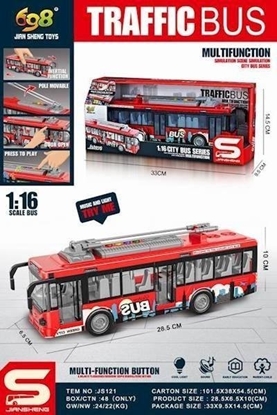 Picture of Autobus ze wiatem i dwikiem 1:16