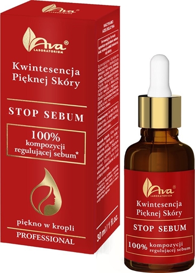 Picture of Ava Ava Laboratorium Kwintesencja Piknej Skóry Stop Sebum normalizujce serum do twarzy 30ml