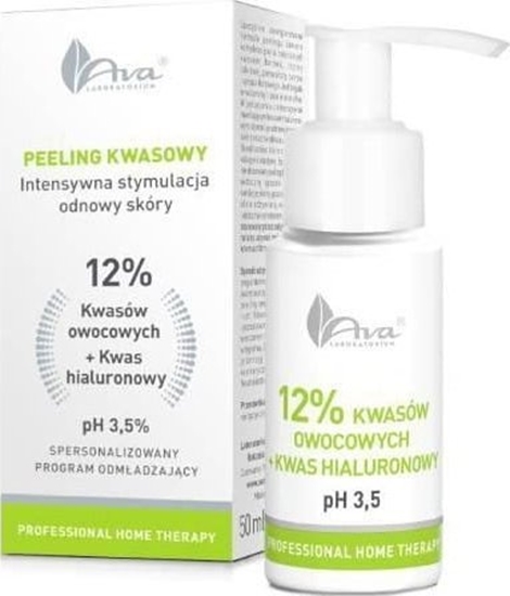 Picture of Ava Ava Laboratorium Professional Home Therapy Kwasy Owocowe 12% + Kwas Hialuronowy 50Ml