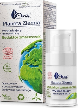 Picture of Ava Planeta Ziemia - Reduktor zmarszczek - wygadzajcy krem pod oczy, 15 ml