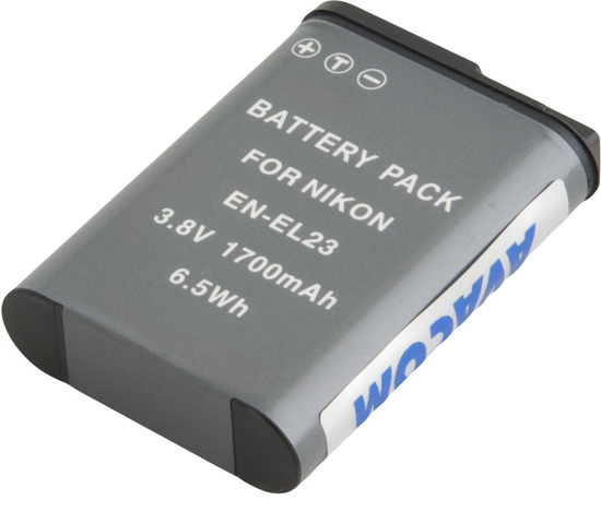 Изображение Avacom baterie dla Nikon EN-EL23, Li-Ion, 3.8V, 1700mAh, 6.4Wh, DINI-EL23-383N2
