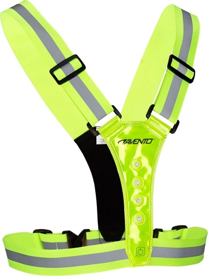 Picture of Avento Avento Kamizelka odblaskowa z LED, rozmiar uniwersalny, 74OW-FLG-One