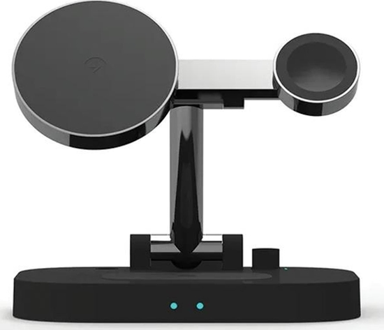 Picture of Awei adowarka indukcyjna AWEI W22 15W Fast Charging 4w1 czarny/black