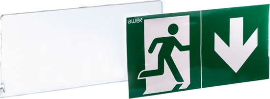 Picture of AWEX Plexa EXIT S + uchwyty mocujce + PU34/47 ETS/PLX/PU34/47 - ETS/PLX/PU34/47