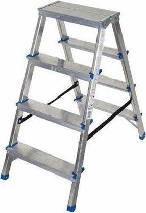 Attēls no AWTools AW DRABINA TABORET 4 STOPNIE 150KG AW23027