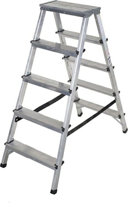 Attēls no AWTools AW DRABINA TABORET 5 STOPNI 125KG AW23005