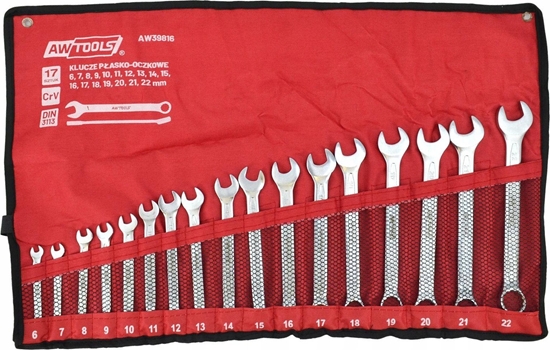Изображение AWTools AW KLUCZ PASKO-OCZKOWY KPL.17szt./6mm-22mm