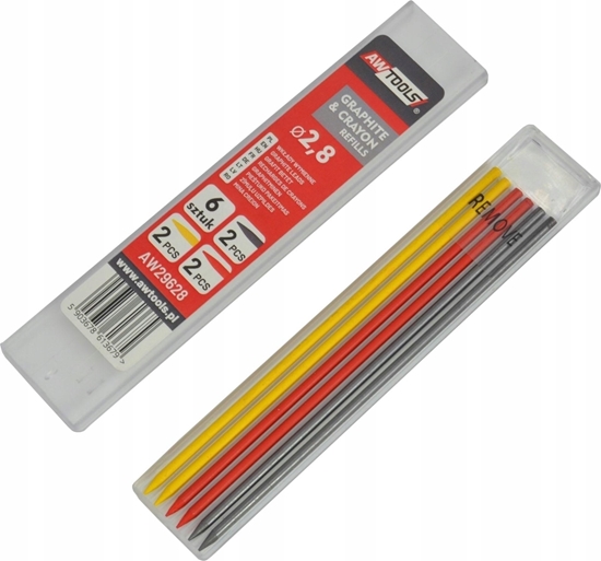 Изображение AWTools AW WKADY WYMIENNE KOLOROWE DO OÓWKA AUTOMATYCZNEGO kpl. 6szt.