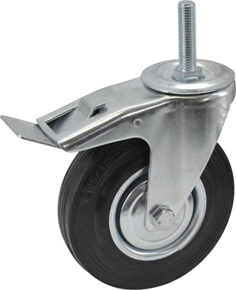 Изображение AWTools AWTOOLS KOO SKRTNE CZARNA GUMA HAMULEC TRZPIE GWINTOWANY  100mm