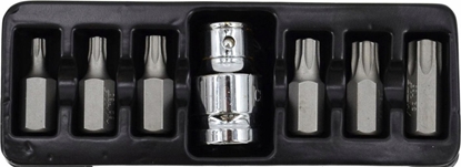 Изображение AWTools AWTOOLS KOCÓWKI TORX 7elem. T25 - T55 + ADAPTER BL AW35110BL