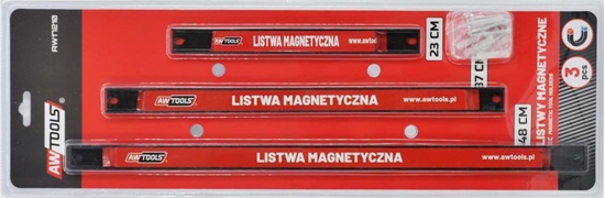 Изображение AWTools AWTOOLS LISTWA MAGNETYCZNA 3szt. AW17210