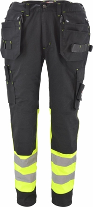 Изображение AWTools AWTOOLS SPODNIE ROBOCZE KIESZENIE MONTERSKIE T3/ ODBLASKOWE/ XL