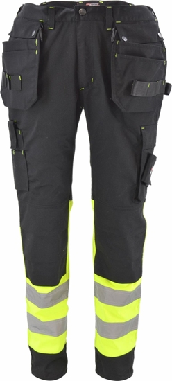 Изображение AWTools AWTOOLS SPODNIE ROBOCZE KIESZENIE MONTERSKIE T3/ ODBLASKOWE/ XL