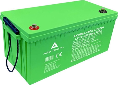 Picture of AZO Digital Akumulator LiFePO4 LP12-200 200Ah 12V 150A Bluetooth mata grzewcza