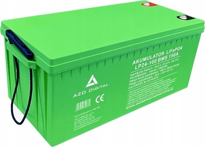 Picture of AZO Digital Akumulator LiFePO4 LP24-100 100Ah 24V 150A Bluetooth mata grzewcza