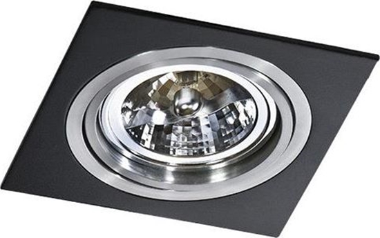 Picture of Azzardo Azzardo Siro 1 AZ0769 GM2101BK Oczko lampa sufitowa oprawa wpuszczana 1X50W AR111 czarne + arówka LED za 1 z GRATIS!