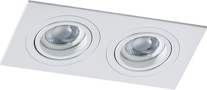 Attēls no Azzardo Oprawa podtynkowa kwadratowa biaa AZzardo CARO 2S AZ2436