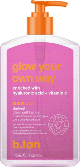 Picture of B.tan Glow Your Own Way Przezroczysty el Samoopalajcy 473ml