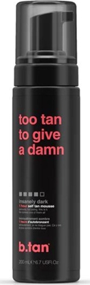 Attēls no B.tan b.tan too tan to give a damn 200ml tan mousse