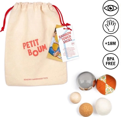 Attēls no B.Toys Petit Boum, Zestaw 5 piek sensorycznych