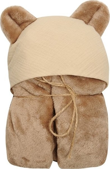 Picture of BabyMatex Kocyk 95 x 95 z Kapturkiem Koala Muslin 01