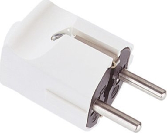 Изображение Bachmann Wtyczka z uziemieniem BACHMANN, centralna, biaa, nieamliwa, do montau