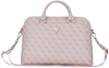 Picture of Bag Guess 4G Zipper Pocket Triangle Logo 15" pink