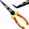 Picture of Insulated snipe nose pliers, bent tip 45º 160mm 1000V VDE