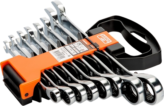 Picture of Bahco Bahco Terklini reversini rakt rinkinys 8 vnt, su fiksavimo iedeliu, 8-10-11-12-13-14-17-19mm