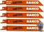 Изображение Bahco Bahco Tiesinio pjklo gelets Sandflex Bi-Metal 228mm*0,9mm ST 18TPI, Metalui 5vnt