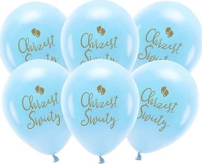 Picture of Balony Eco Chrzest wity bkit 33cm 6szt