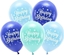 Attēls no Balony Eco Happy Birthday niebieski 26cm 5szt