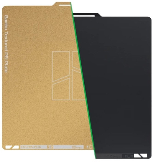 Изображение Bambu Dual-Texture PEI - dwustronna magnetyczna nakadka - seria X1, P1 i A1 - Bambu Lab}