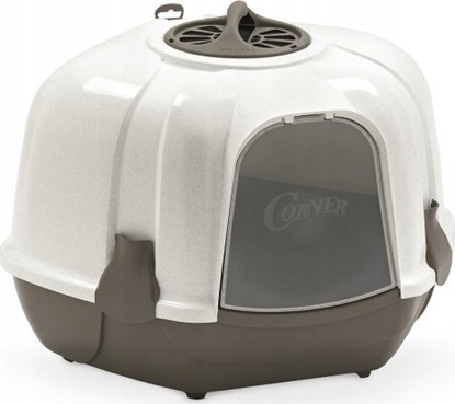 Attēls no Barry King Kuweta zamykana narona dla kota ROOMY, brz/be, 54x38,5x38cm