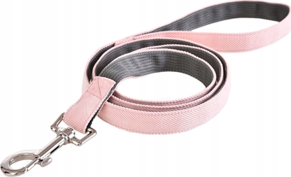 Изображение Barry King Smycz dla psa, 1,5x120cm, szary/róowy