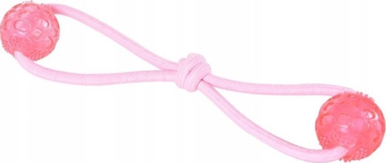 Изображение Barry King Sznur z pikami TPR dla psa, 6x38cm, róowy