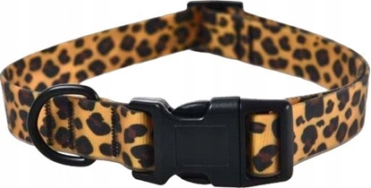 Attēls no Barry King Wodoodporna obroa dla psa, PVC, panterka, 1,5x25-40cm