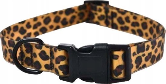 Picture of Barry King Wodoodporna obroa dla psa, PVC, panterka, 1,5x25-40cm