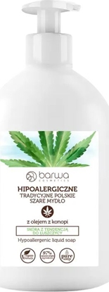 Picture of Barwa BARWA Hipoalergiczna Mydo w pynie tradycyjne polskie szare - z olejem z konopi 500ml