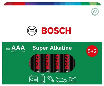 Attēls no Vega BATERIA BOSCH 10SZT AAA SUPER ALKALINE LR03SA10B/00