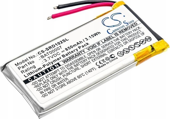 Picture of Bateria Cameron Sino Akumulator Bateria Typ Bat00007 Do Cardo Scala Rider Packtalk Duo Srpt0102 / Cs-srd102sl