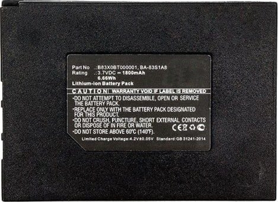 Picture of Bateria CipherLab 8300, battery,  3.7V, 1800mAh