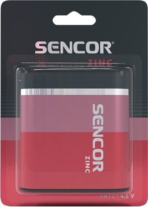 Picture of Bateria cynkowo-w�glowa, 3R12, 3R12, 4.5V, Sencor, blistr, 1-pack