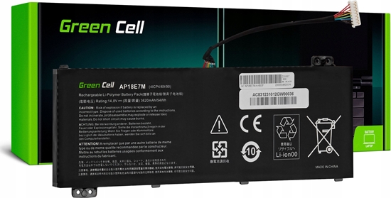 Picture of GREEN CELL battery AP18E7M AP18E8M 14.8V